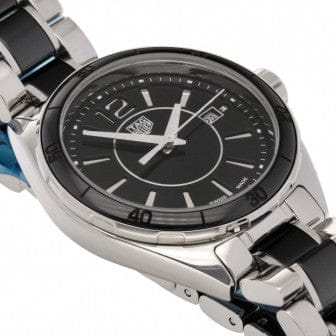 Tag Heuer Formula 1 Quartz Black Dial Two Tone Steel Strap Watch for Women - WBJ141AA.BA0973