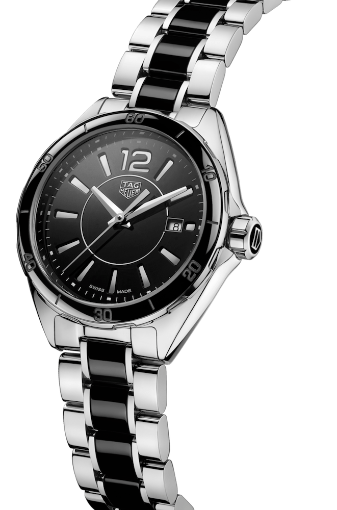 Tag Heuer Formula 1 Quartz Black Dial Two Tone Steel Strap Watch for Women - WBJ141AA.BA0973