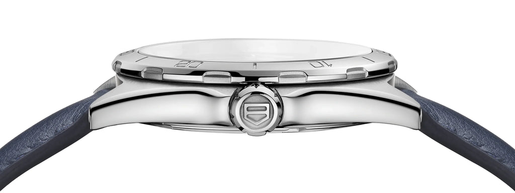 Tag Heuer Formula 1 Quartz Blue Dial Blue Leather Strap Watch for Women - WBJ1312.FC8231