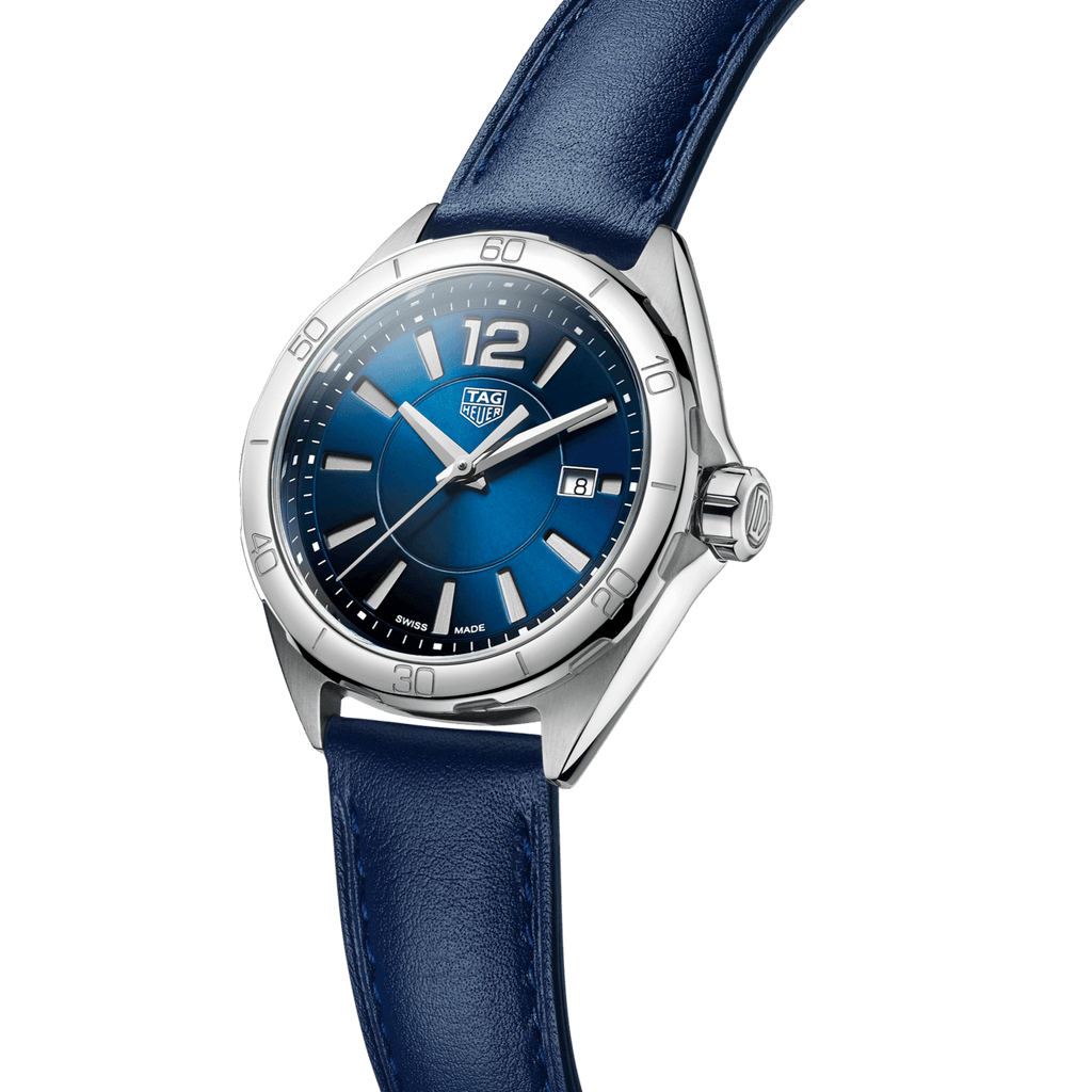 Tag Heuer Formula 1 Quartz Blue Dial Blue Leather Strap Watch for Women - WBJ1412.FC8233
