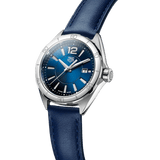 Tag Heuer Formula 1 Quartz Blue Dial Blue Leather Strap Watch for Women - WBJ1412.FC8233