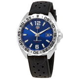 Tag Heuer Formula 1 Quartz Blue Dial Black Rubber Strap Watch for Men - WAZ1118.FT8023