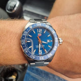 Tag Heuer Formula 1 Quartz Blue Dial Silver Steel Strap Watch for Men - WAZ1010.BA0842