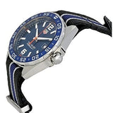 Tag Heuer Formula 1 Quartz Blue Dial Two Tone NATO Strap Watch for Men - WAZ1010.FC8197