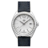 Tag Heuer Formula 1 Quartz Diamonds Mother of Pearl Dial Blue Leather Strap Watch for Women - WBJ131A.FC8251