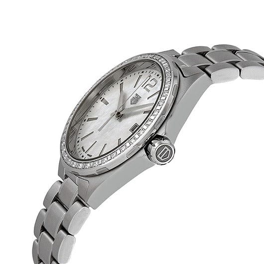 Tag Heuer Formula 1 Quartz Diamonds Mother of Pearl Dial Silver Steel Strap Watch for Women - WBJ131A.BA0666