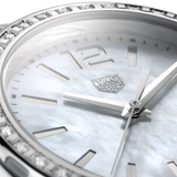 Tag Heuer Formula 1 Quartz Diamonds Mother of Pearl Dial Silver Steel Strap Watch for Women - WBJ131A.BA0666