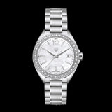 Tag Heuer Formula 1 Quartz Diamonds Mother of Pearl Dial Silver Steel Strap Watch for Women - WBJ131A.BA0666