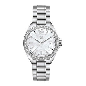 Tag Heuer Formula 1 Quartz Diamonds Mother of Pearl Dial Silver Steel Strap Watch for Women - WBJ131A.BA0666