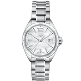 Tag Heuer Formula 1 Quartz Mother of Pearl White Dial Silver Steel Strap Watch for Women - WBJ1418.BA0664