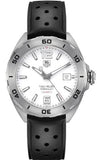 Tag Heuer Formula 1 Quartz White Dial Black Rubber Strap Watch for Men - WAZ2114.FT8023