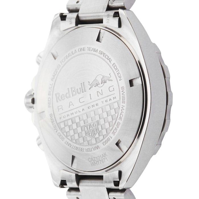 Tag Heuer Formula 1 Red Bull Racing Chronograph Blue Dial Silver Steel Strap Watch for Men - CAZ101AK.BA0842