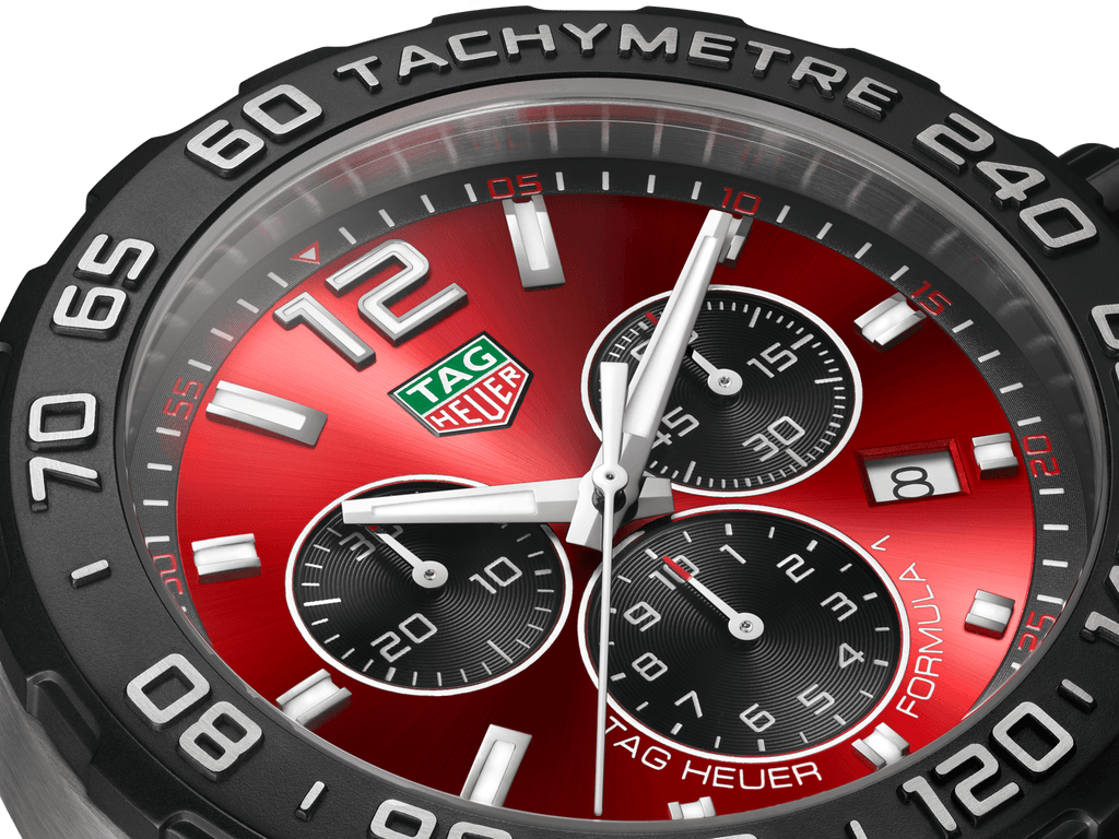 Tag Heuer Formula 1 Red Dial Watch for Men - CAZ101AN.FT8055
