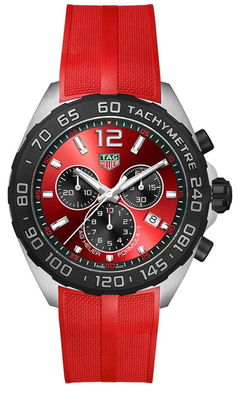 Tag Heuer Formula 1 Red Dial Watch for Men - CAZ101AN.FT8055