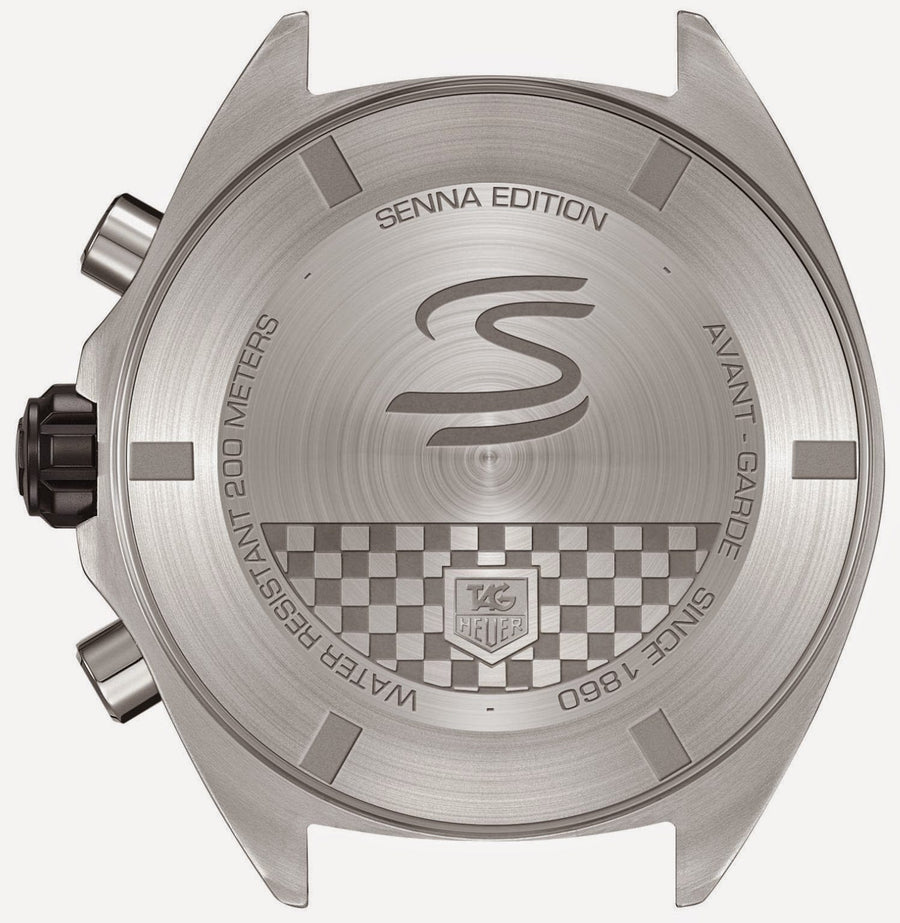 Tag Heuer Formula 1 Senna Limited Edition Chronograph Black Dial Silver Steel Strap Watch for Men - CAZ1013.BA0883