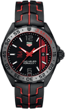 Tag Heuer Formula 1 Senna Special Edition Black Dial Two Tone Rubber Strap Watch for Men - WAZ1014.FT8027