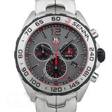 Tag Heuer Formula 1 Special Edition Chronograph Grey Dial Silver Steel Strap Watch for Men - CAZ1012.BA0883