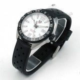 Tag Heuer Formula 1 Quartz White Dial Black Rubber Strap Watch for Men -  WAZ1111.FT8023