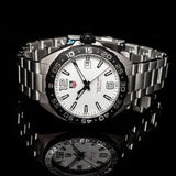 Tag Heuer Formula 1 White Dial Silver Steel Strap Watch for Men - WAZ1111.BA0875