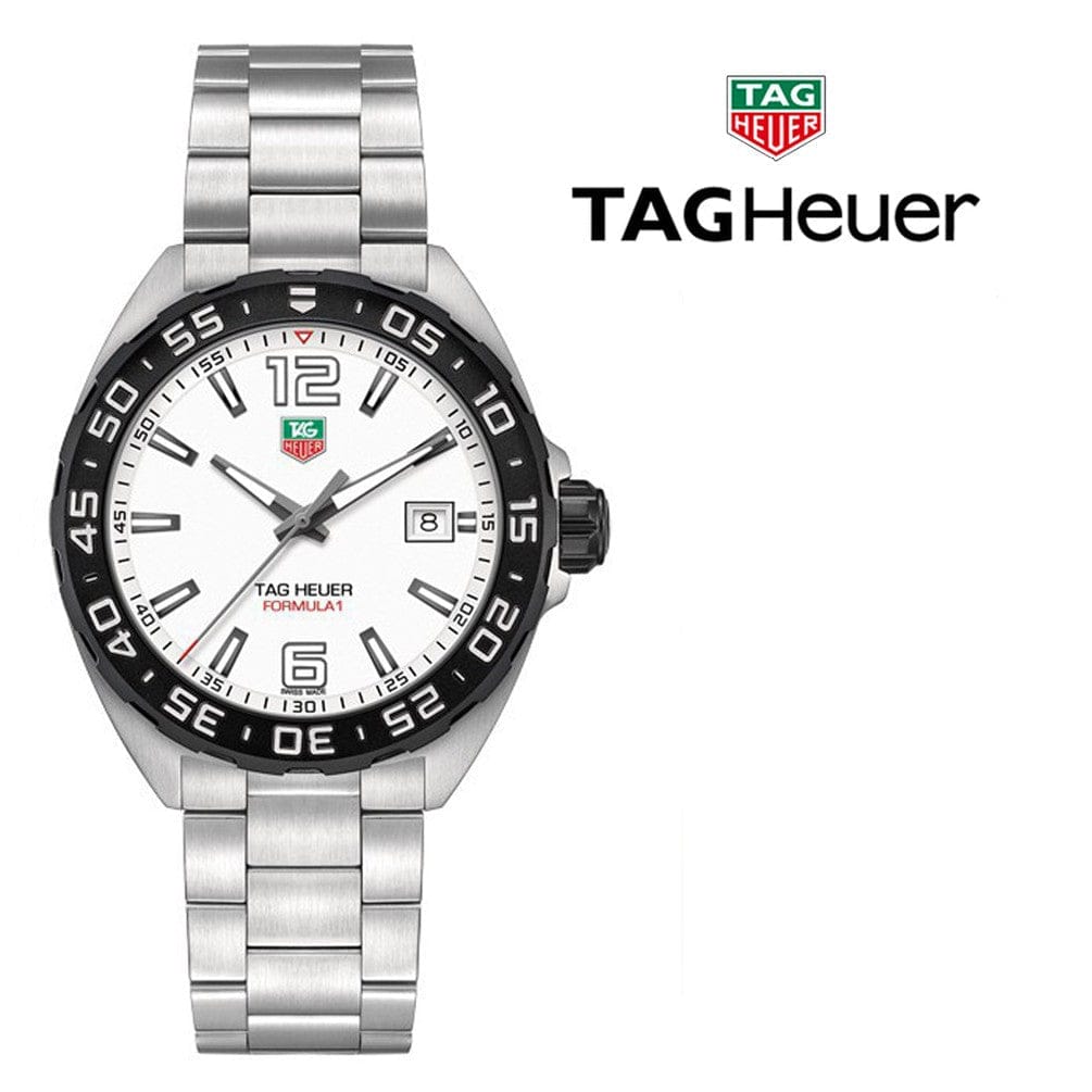 Tag Heuer Formula 1 White Dial Watch for Men - WAZ1111.BA0875