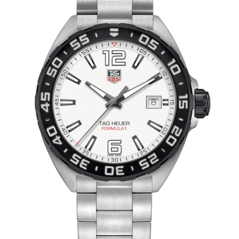 Tag Heuer Formula 1 White Dial Watch for Men - WAZ1111.BA0875