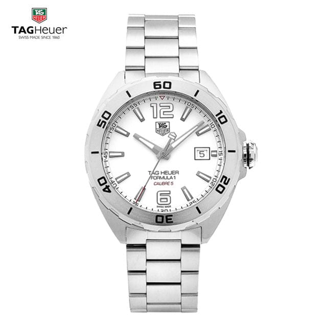 Tag Heuer Formula 1 White Dial Watch for Men - WAZ2114.BA0875