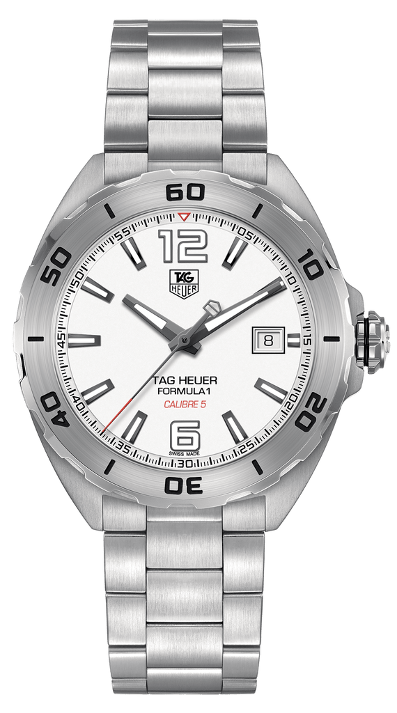 Tag Heuer Formula 1 White Dial Watch for Men - WAZ2114.BA0875