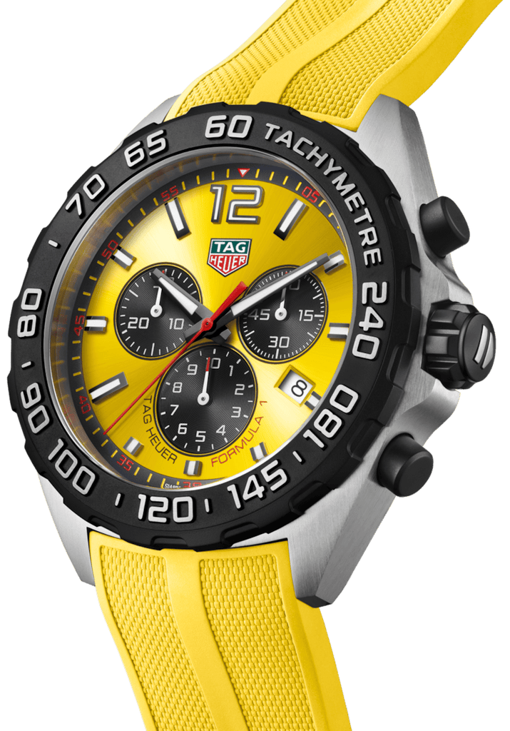 Tag Heuer Formula 1 Yellow Dial Watch for Men - CAZ101AM.FT8054