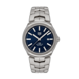 Tag Heuer Link Automatic Blue Dial Silver Steel Strap Watch for Men - WBC2112.BA0603