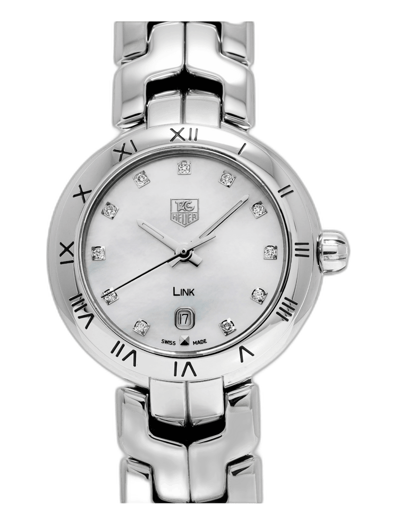 Tag Heuer Link Diamonds Mother Of Pearl Dial Silver Steel Strap Watch tag-heuer-link-diamonds-mother-of-pearl-dial-silver-steel-strap-watch