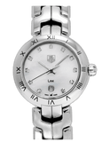 Tag Heuer Link Diamonds Mother of Pearl Dial Silver Steel Strap Watch for Women -  WAT1417.BA0954