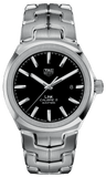 Tag Heuer Link Quartz Black Dial Silver Steel Strap Watch for Women - WBC2110.BA0603