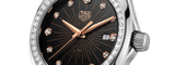 Tag Heuer Link Quartz Diamonds Black Dial Silver Steel Strap Watch for Men - WBC131G.BA0649