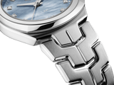 Tag Heuer Link Quartz Diamonds Blue Mother of Pearl Dial Silver Steel Strap Watch for Women - WBC1313.BA0600