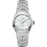 Tag Heuer Link Quartz Mother of Pearl Dial Silver Steel Strap Watch for Women - WBC1310.BA0600