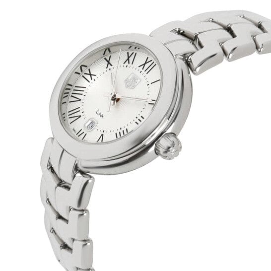 Tag Heuer Link Roman Numeral Silver Dial Silver Steel Strap Watch for Women - WAT1416.BA0954