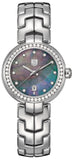 Tag Heuer Link Diamonds Trilogy Cameron Diaz Quartz Mother of Pearl Dial Silver Steel Strap Watch for Women - WAT1419.BA0954