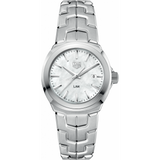 Tag Heuer Link Quartz Mother of Pearl Dial Silver Steel Strap Watch for Women - WBC1310.BA0600