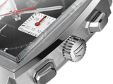 Tag Heuer Monaco Automatic Chronograph Black Dial Silver Steel Strap Watch for Men - CBL2113.BA0644