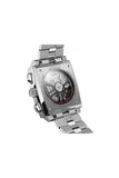 Tag Heuer Monaco Automatic Chronograph Black Dial Silver Steel Strap Watch for Men - CBL2113.BA0644