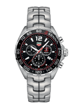Tag Heuer Senna Chronograph Special Edition Black Dial Silver Steel Strap Watch for Men - CAZ1015.BA0883