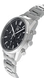 Tag Heuer Carrera Chronograph Black Dial Silver Steel Strap Watch for Men - CBN2010.BA0642