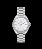 Tag Heuer Formula 1 Quartz 35mm Mother of Pearl Dial Silver Steel Strap Watch for Women - WBJ131A.BA0666