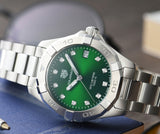 Tag Heuer Aquaracer Emerald Green Dial Watch for Women - WBD1316.BA0740