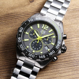 TAG Heuer Formula 1 watch with black and yellow details