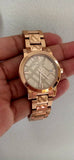 Burberry The City Rose Gold Dial Rose Gold Steel Strap Watch for Women - BU9146