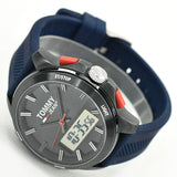 Tommy Hilfiger Digital Analog Blue Dial Blue Rubber Strap Watch For Men - 1791761