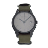 Calvin Klein Tone Green Dial Green NATO Strap Watch for Men - K7K514WL