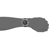 Tissot Carson Premium Chronograph Black Dial Black Leather Strap Watch For Women - T122.417.16.051.00