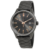 Tag Heuer Carrera Quartz 39mm Diamond Anthracite Dial Black Leather Strap Watch for Women - WAR1115.FC6392